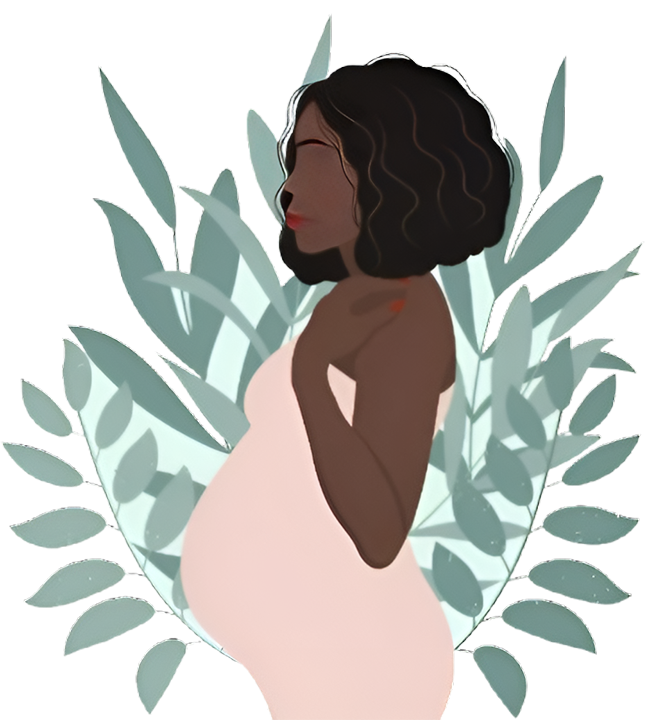 Illustration femme enceinte Martinique